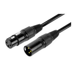 Cavo xlr m-f karma 10m nero [rdm c110]