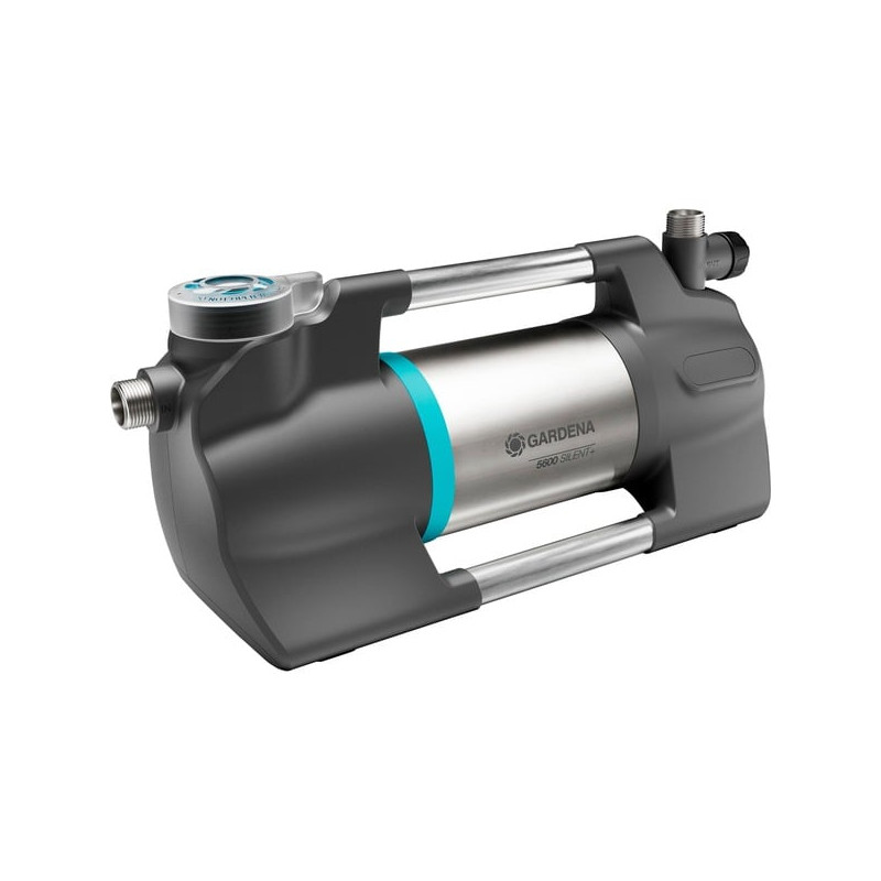 Pompa da giardino gardena 5600 silenzioso+ 900w grigio scuro/acciaio