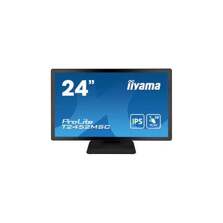 Monitor led 24'' iiyama t2452msc-b1 full hd 1920x1080p