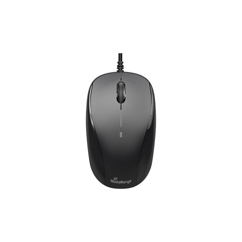 Mouse mediarange ottico usb tipo a 1000dpi nero [mros213]