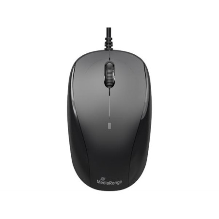 Mouse mediarange ottico usb tipo a 1000dpi nero [mros213]