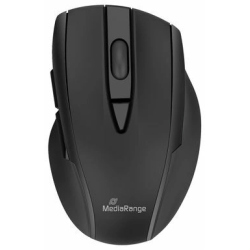 Mouse mediarange ottico bluetooth 2400dpi nero [mros217]