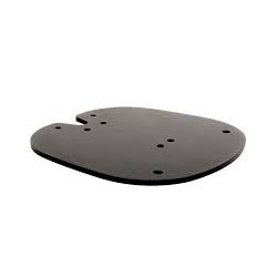 Base per colonne b-tech 240x240x6mm/capacita'200kg 1pz nero