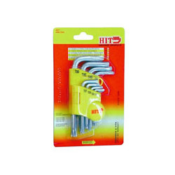 Chiavi torx t10/t50 pz.9 c/foro hit [hit ]