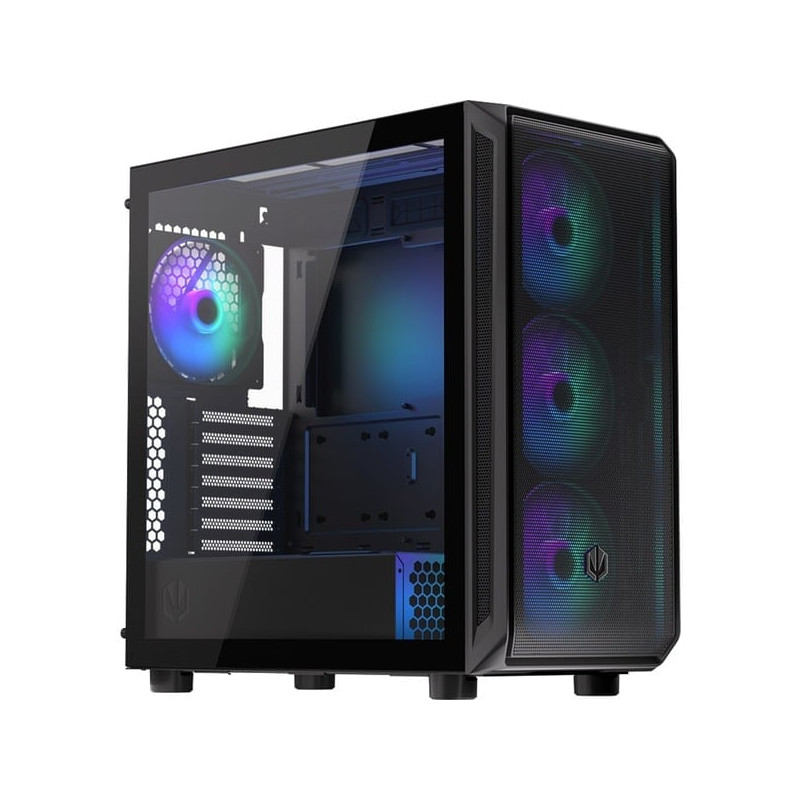 Case endorfy arx 700 argb vetro temperato nero [ey2a013]