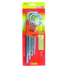Chiavi torx t10/t50 pz.9 c/foro lunghe hit [hit ]