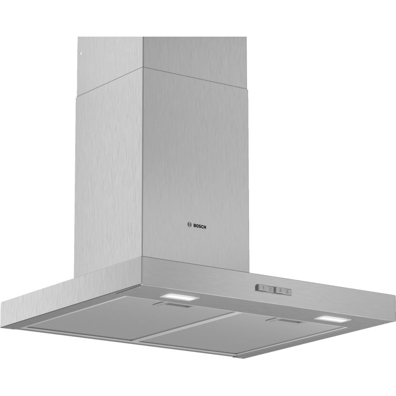 Cappa aspirante bosch serie 2 a parete 590m3/h classe a acciaio inossidabile