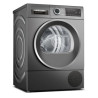 Asciugatrice bosch serie 6 wqg2450r10 a pompa di calore 64db/a++/argento/grigio