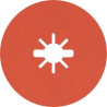 Disco in fibra bosch r782 esperto x-blocco prisma ceramico rosso