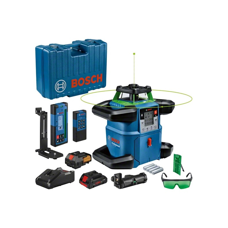 Livella laser rotante bosch grl 650 cvhg professional a batteria