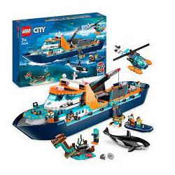 Set da costruzione lego 60368 city la nave da esplorazione artica