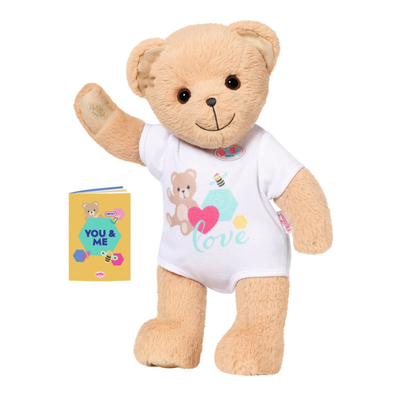 Peluche zapf creation baby born: orso bianco [835388]