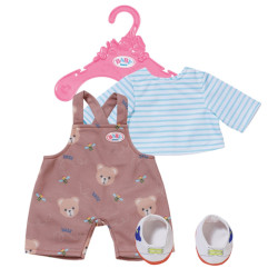 Set di vestiti zapf baby born per bambola multicolore 4pz [834732]