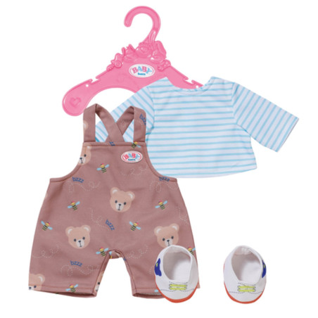 Set di vestiti zapf baby born per bambola multicolore 4pz [834732]