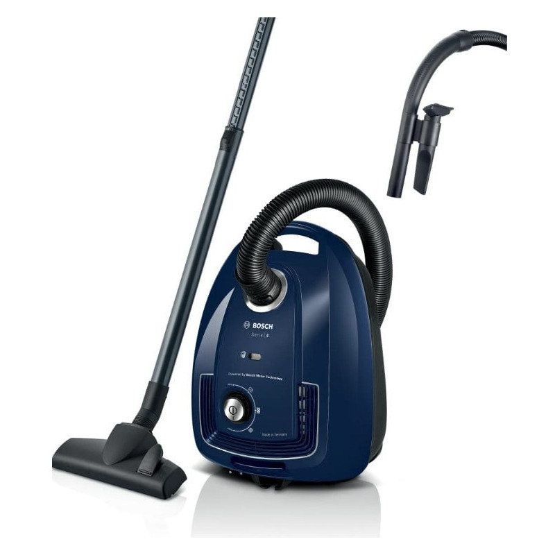 Aspirapolvere bosch serie 4 a cilindro 4l 600w blu [bgd38bu2]