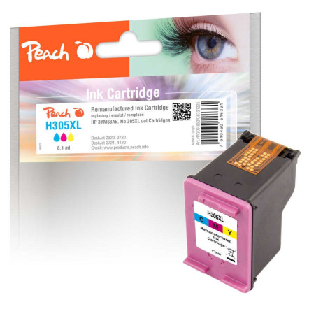 Cartuccia peach compatibile con hp305xl/3ym63ae ciano/magenta/giallo