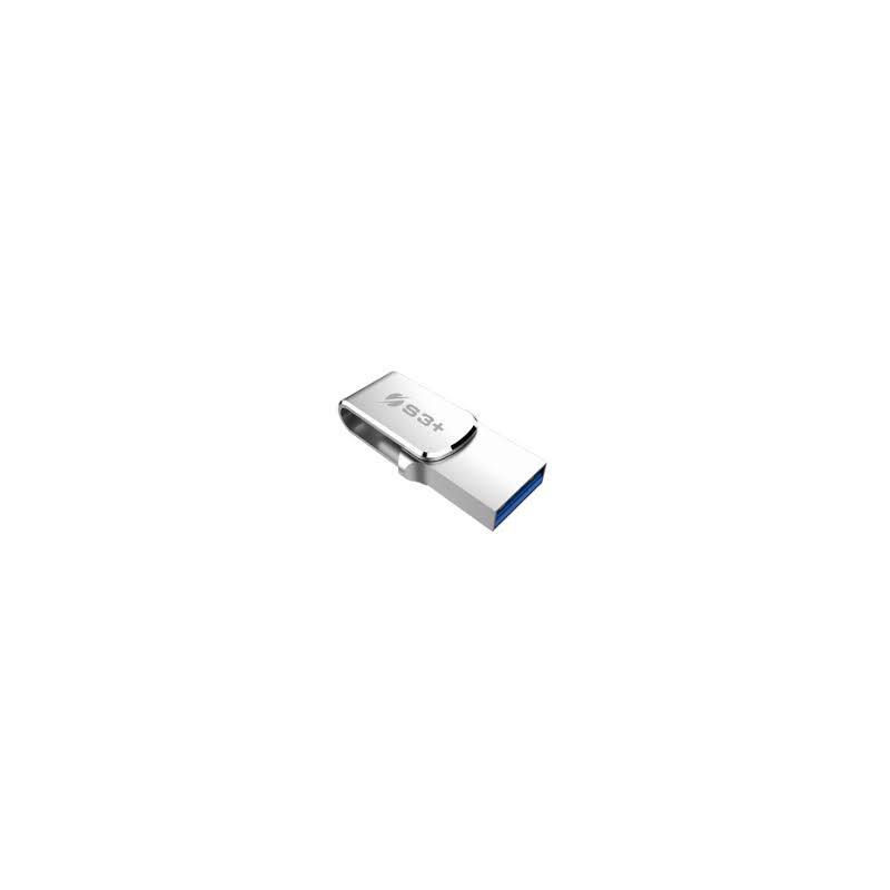 Pen drive 128gb s3+ steel unita flash usb usb tipo-a /-c