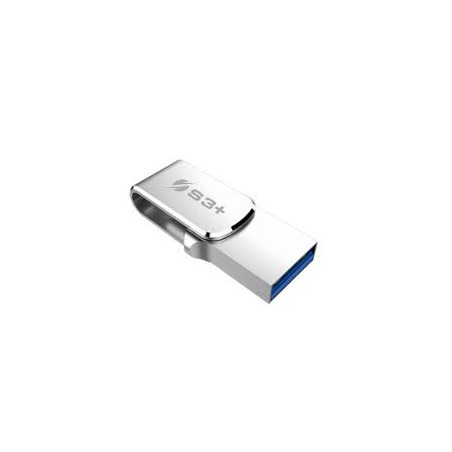 Pen drive 128gb s3+ steel unita flash usb usb tipo-a /-c