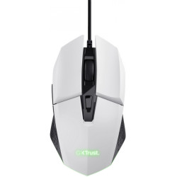 Mouse trust gxt 109w felox gaming wired 6400dpi bianco [25066]