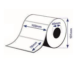Etichette fustellate lucide epson 102x76mm 365-etichette pp matte