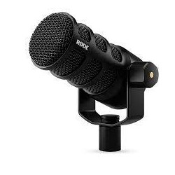 Microfono usb rode podmic per trasmissione dinamica xlr nero [podmicusb]
