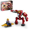 Gioco di costruzione lego captain iron man hulkbuster vs thanos multicolore