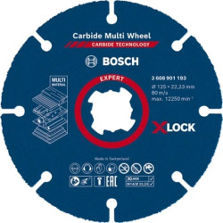 Disco da taglio bosch expert x-lock carbide multiwheel [2608901193]