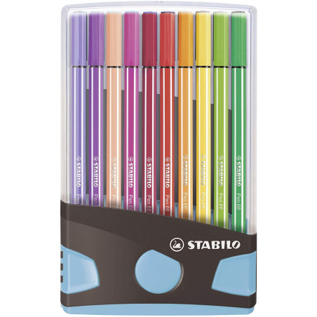 Pennarelli stabilo fasermaler pen 68 colorparade multicolore 20pz