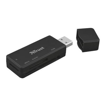 Lettore di schede di memoria trust nanga usb 3.1 nero [21935]