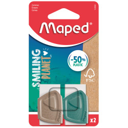 Gomma da cancellare maped precision smiling planet 2 pz [112520]