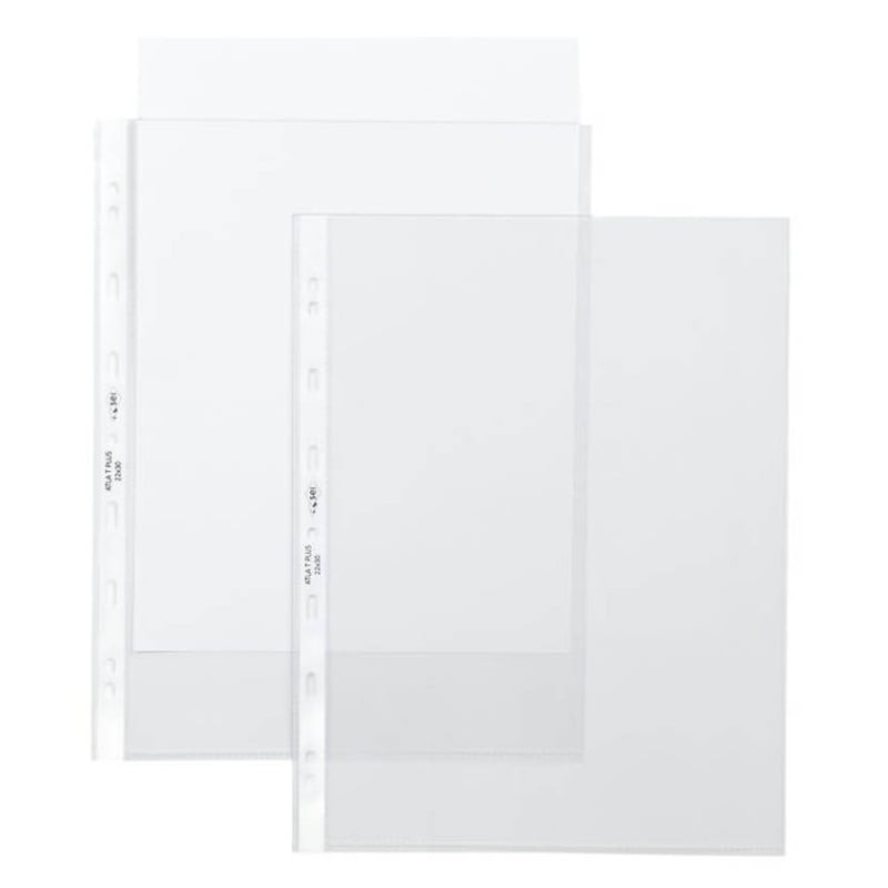 Buste plastica forate sei rota ppl album liscio plus a3 42x30cm 10pz