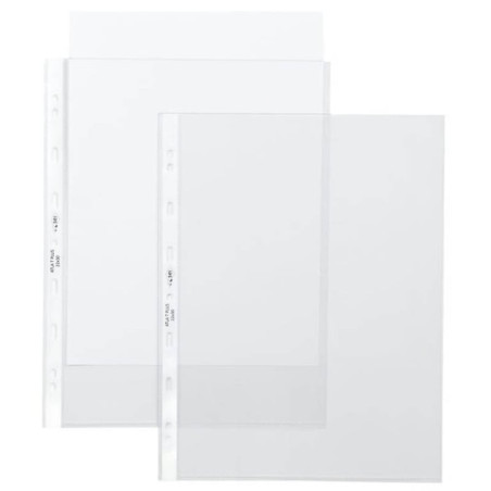 Buste plastica forate sei rota ppl album liscio plus a3 42x30cm 10pz