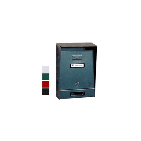 cassetta postale per esterni nera