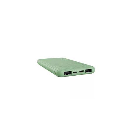 Batteria portatile trust primo eco - powerbank 10000mah verde