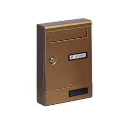 Cassetta da lettera bronzo