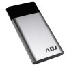 Batteria portatile adj powerbank 2xusb 10000mah grigio/nero [160-00063]