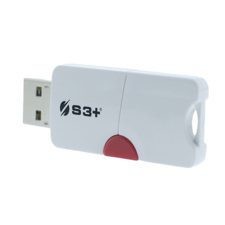 Pen drive 128gb s3+ space+ usb 3.0 rosso/bianco [s3pd3003128bk-r]