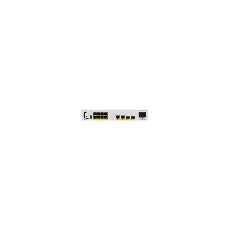 Switch cisco cat9000 8porte poe+240w adv bianco [c9200cx-8p-2x2g-a]