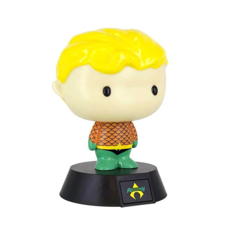 luce notturna paladone dc comics 3d aquaman multicolore [pp4046dc]