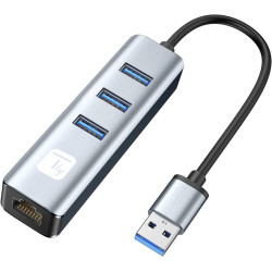 Adattatore di rete techly convertitore usb tipo a a rj45 gigabit