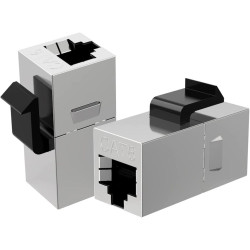 Adattatore techly modulare keystone rj45 accoppiatore di rete cat.6