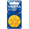 Batterie a bottone varta per apparecchi acustici v10 1.4v 6pz