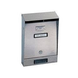 Cassetta da lettere con tetto inox 10-001 silmec [silmec ]