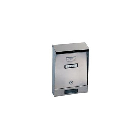 Cassetta da lettere con tetto inox 10-001 silmec [silmec ]