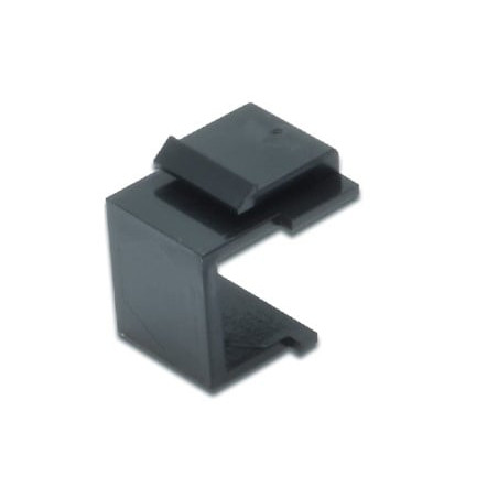 Copertura cieca keystone nera set da 10 pezzi [wpc-key-bc-bl]