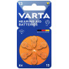 Batterie a bottone varta per apparecchi acustici v13 1.45v 6pz