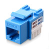 Frutto keystone techly rj45 cat.6 utp idc 90grado blu