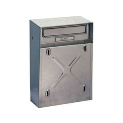 Cassetta da lettere con tetto inox