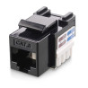Frutto keystone techly rj45 cat.6 utp idc 90grado nero