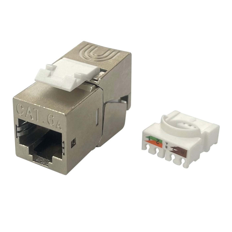 Frutto keystone techly rj45 cat.6 slim stp